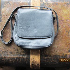 Derek Alexander Blue Leather Shoulderbag